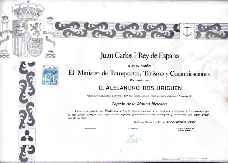 Merchant Marine Captain Title